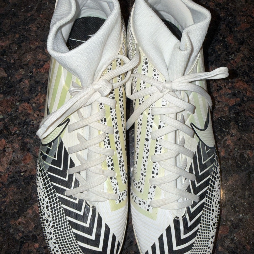 Nike Mercurial MDS003 CR7 Soccer  Cleats White Men's US 7.5